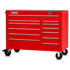 Proto® 550S 50" Workstation - 12 Drawer, Gloss Red - Americas Tooling