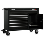 Proto® 550S 50" Workstation - 7 Drawer & 1 Shelf, Gloss Black - Americas Tooling