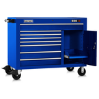 Proto® 550S 50" Workstation - 8 Drawer & 1 Shelf, Gloss Blue - Americas Tooling