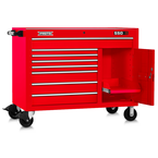 Proto® 550S 50" Workstation - 8 Drawer & 1 Shelf, Gloss Red - Americas Tooling