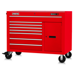 Proto® 550S 50" Workstation - 8 Drawer & 2 Shelves, Gloss Red - Americas Tooling