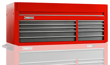 Proto® 550S 66" Top Chest - 10 Drawer, Gloss Red - Americas Tooling