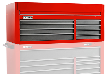 Proto® 550S 66" Top Chest - 8 Drawer, Gloss Red - Americas Tooling