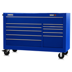 Proto® 550S 66" Workstation - 11 Drawer, Gloss Blue - Americas Tooling