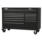 Proto® 550S 66" Workstation - 12 Drawer, Gloss Black - Americas Tooling