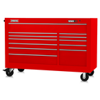 Proto® 550S 66" Workstation - 12 Drawer, Gloss Red - Americas Tooling