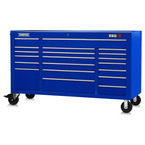 Proto® 550S 67" Workstation - 20 Drawer, Gloss Blue - Americas Tooling