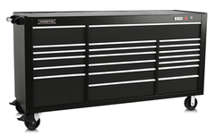 Proto® 550S 78" Workstation - 20 Drawer, Gloss Black - Americas Tooling