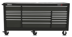 Proto® 550S 88" Workstation - 18 Drawer, Dual Black - Americas Tooling