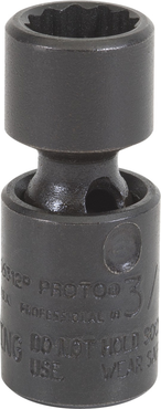 Proto® 1/4" Drive Universal Impact Socket 7/16" - 12 Point - Americas Tooling