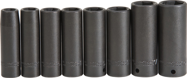 Proto® 1/2" Drive 8 Piece Deep Impact Socket Set - 6 Point - Americas Tooling