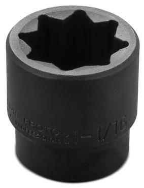 Proto® 1/2" Drive Impact Socket 1-1/16" - 8 Point - Americas Tooling