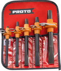 Proto® Tether-Ready 5 Piece Cold Chisel Set - Americas Tooling