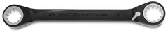 Proto® Black Chrome Double Box Reversible Ratcheting Wrench 5/8" x 11/16" - Spline - Americas Tooling