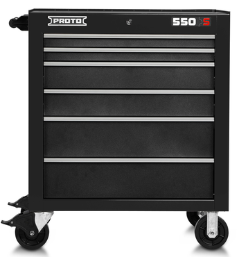 Proto® 550S 34" Roller Cabinet - 6 Drawer, Dual Black - Americas Tooling