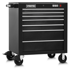 Proto® 550S 34" Roller Cabinet - 7 Drawer, Dual Black - Americas Tooling