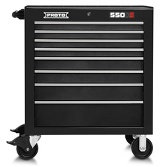 Proto® 550S 34" Roller Cabinet - 8 Drawer, Dual Black - Americas Tooling