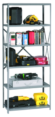 48 x 24 x 87" - 22 Gauge - Heavy Duty Industrial Shelving - Americas Tooling