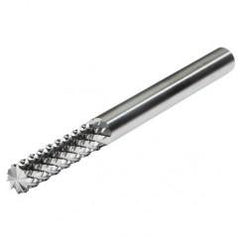 1/2" Dia - 1/2" SH-3" OAL-Diamond Cut Flute Style D - CBD Router - Americas Tooling