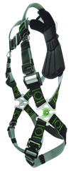 Miller Revolution Harness w/Dualtech Webbing; Quick Connect Chest & Leg Straps; Cam Buckles;ErgoArmor Back Shield & Stand Up Back D-Ring - Americas Tooling