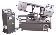 Dual Mitering Horizontal Bandsaw - 13 x 18"; 3HP; 220/440V; 3PH - Americas Tooling