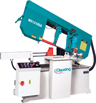 Horizontal Mitre Bandsaw-Semi-Automatic - #MS1318SA; 13'' Capacity; 3HP Motor - Americas Tooling