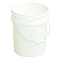 Plastic Pail - Model PAIL54PWS - White - Can be used with liquids up to 190°F - Americas Tooling