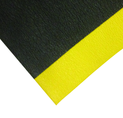 3' x 60' x 3/8" Safety Soft Comfot Mat - Yellow/Black - Americas Tooling