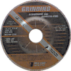 7″ × 1/4″ × 7/8″ - Aluminum Oxide A36GFX - Depressed Center Wheel - Americas Tooling