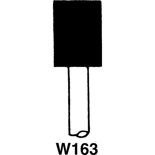 1/2″ × 1/2″ - W185 - Medium Resin Bonded Rubber Mounted Wheel - Americas Tooling