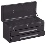 2-Drawer Portable Tool Chest - Model No.220B Brown 9.75H x 8.63D x 20.13''W - Americas Tooling