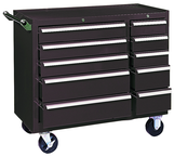 310X 10-Drawer Maintenance Cart - 35'' x 18'' x 39.38'' Brown - Americas Tooling