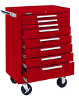 8-Drawer Roller Cabinet w/ball bearing Dwr slides - 39'' x 18'' x 27'' Red - Americas Tooling