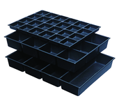 One-Piece ABS Drawer Divider Insert - 24 Compartments - For Use With Any 29" Roller Cabinet w/2" Drawers - Americas Tooling