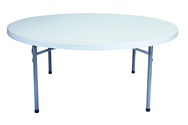 71" Round Blow Molded Folding Table - Americas Tooling