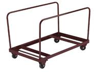 Folding Table Dolly - Vertical Holds 8 tables-1/8" Channel Steel Construction - Americas Tooling