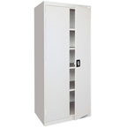 36 x 24 x 78" (Light Gray) - Transport Cabinet with Doors - Americas Tooling