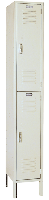 12 x 18 x 72'' (2 Openings) - 1 Wide Double Tier Locker - Americas Tooling