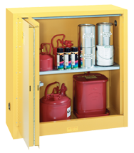 Flammable Liqiuds Storage Cabinet - #5441N 43 x 18 x 44'' (2 Shelves) - Americas Tooling