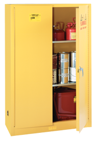 Flammable Liqiuds Storage Cabinet - #5444N 43 x 18 x 65'' (3 Shelves) - Americas Tooling