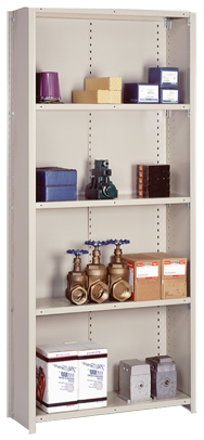 36 x 24 x 84'' - Closed Style Box "W" 20-Gauge Starter Shelving Unit - Americas Tooling