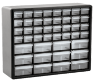 15-13/16 x 6-3/8 x 20'' (44 Compartments) - Plastic Modular Parts Cabinet - Americas Tooling