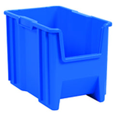 10″ × 17 1/2″ × 10 1/2″ - Blue Stak-N-Store Bin - Americas Tooling