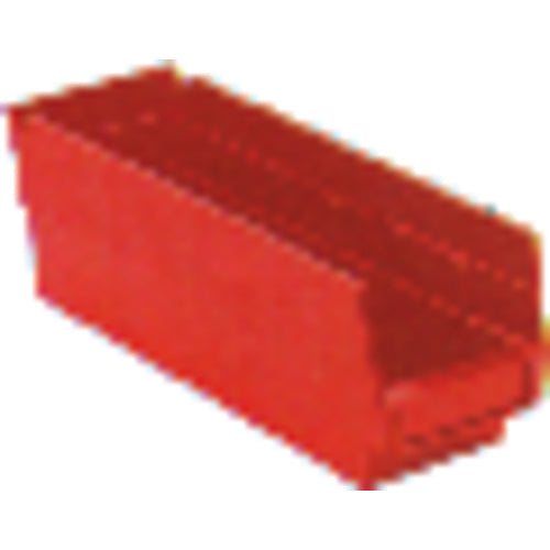 4 1/8″ × 11 5/8″ × 4″ - Red Economy Shelf Bin - Americas Tooling