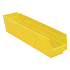 4 1/8″ × 17 7/8″ × 4″ - Yellow Economy Shelf Bin - Americas Tooling