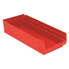 8 3/8″ × 17 7/8″ × 4″ - Red Economy Shelf Bin - Americas Tooling