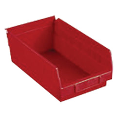 6 5/8″ × 23 5/8″ × 4″ - Red Economy Shelf Bin - Americas Tooling