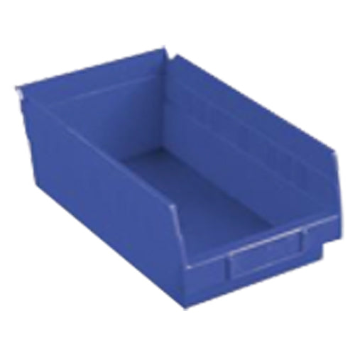 11 1/8″ × 11 5/8″ × 4″ - Blue Economy Shelf Bin - Americas Tooling