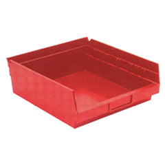 11 1/8″ × 11 5/8″ × 4″ - Red Economy Shelf Bin - Americas Tooling