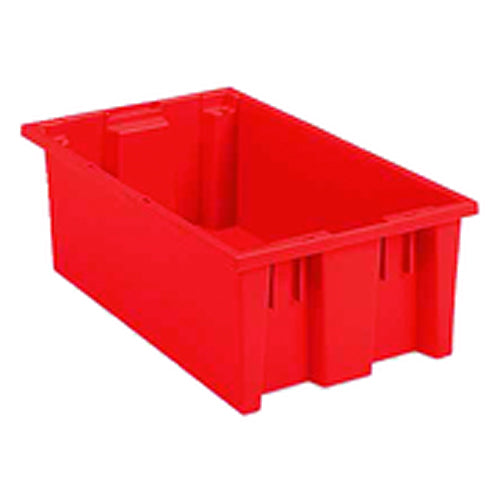 18″ × 11″ × 6″ - Red - Nest Stack Tote Box - Americas Tooling